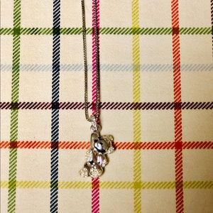 Swarovski Crystal Bear Necklace